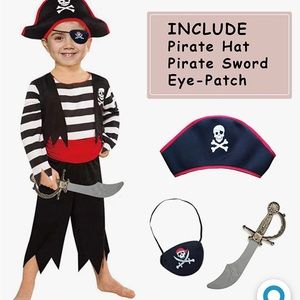 Toddler pirate costume.